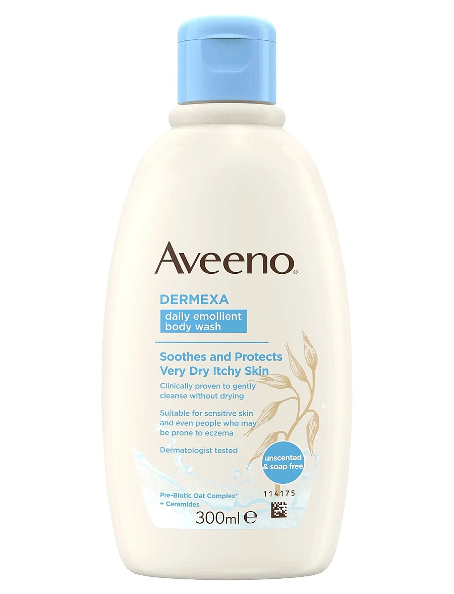 Aveeno - Aveeno Dermexa Daily Emollient Body Wash 300 ml - duschgel & duscholjor - clear - 0