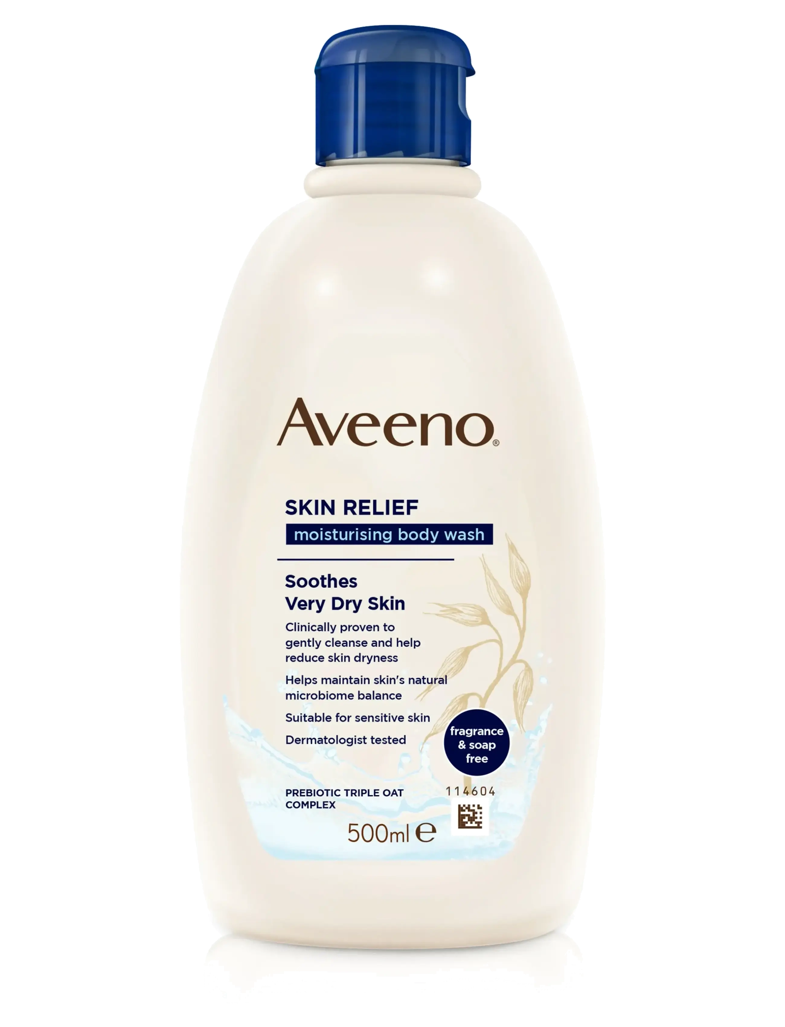 Aveeno Aveeno Skin Relief Moisturising Body Wash 500 ml, 500 ml, White, Krop > Bad Og Brusebad, Dame