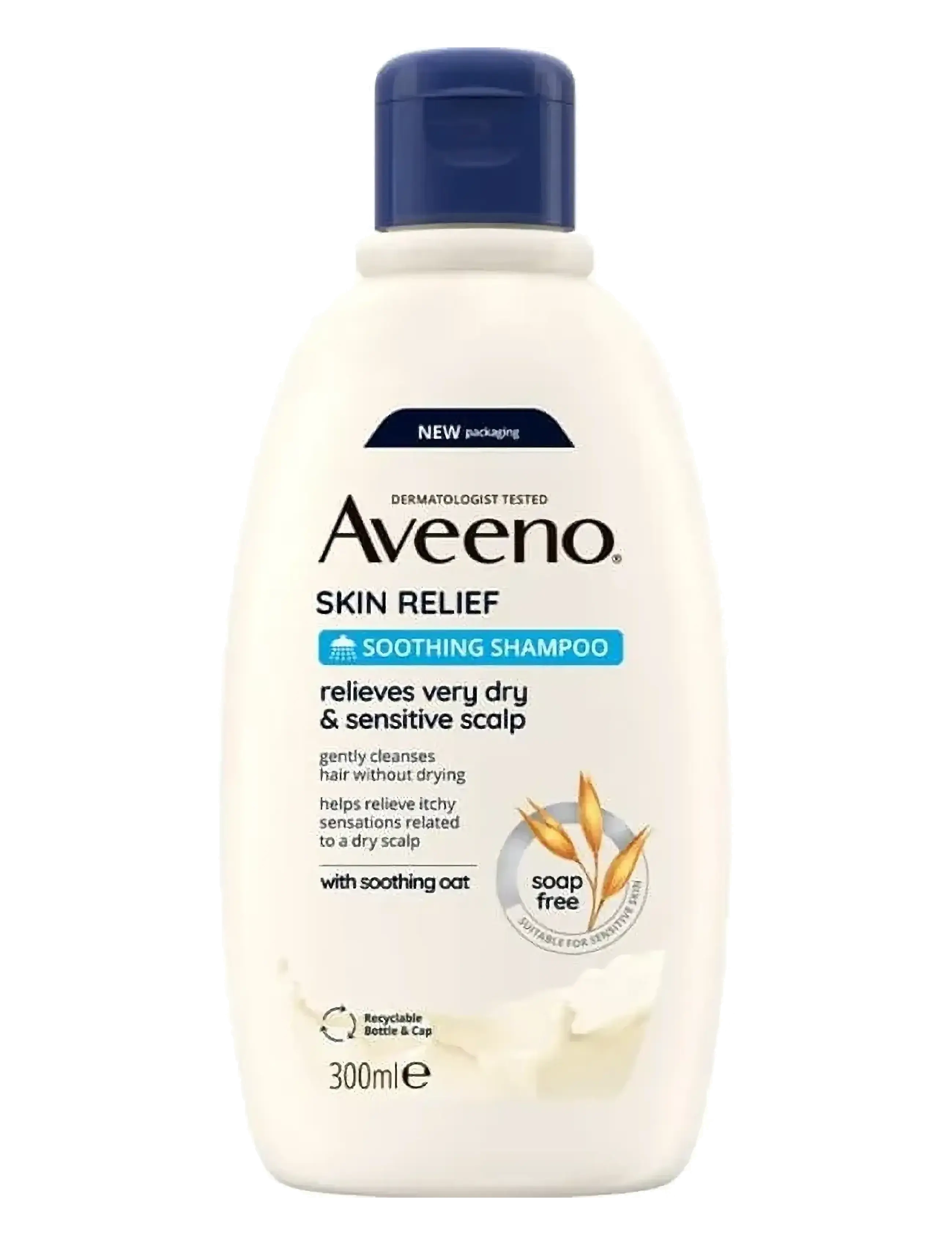 Aveeno Skin Relief Soothing Shampoo 300 Ml, Shampoo, Nude, Str: 300 ML