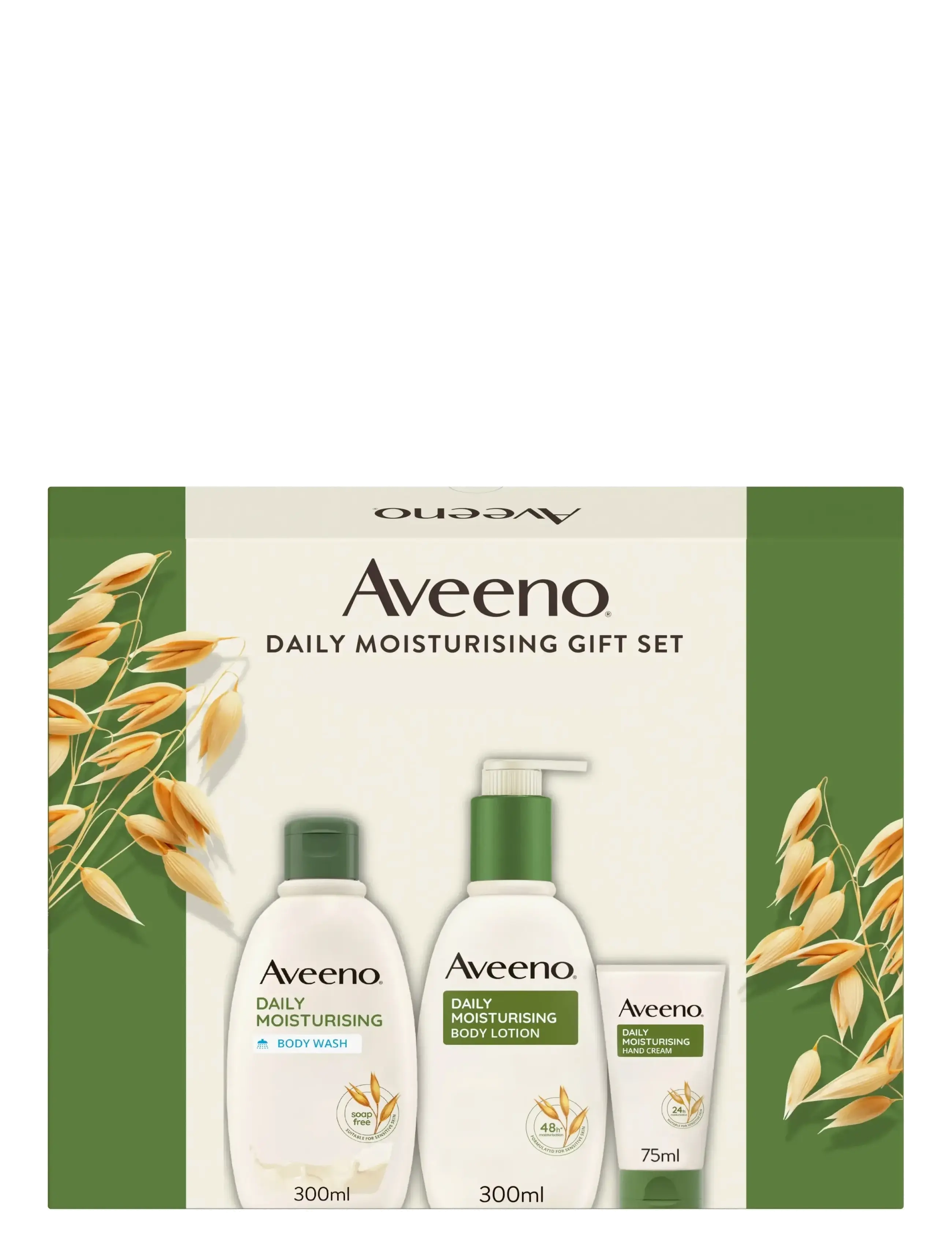 Aveeno Aveeno Daily Moisturising Giftpack, 675 ml, White, Alle Sæt > Hudplejesæt, Dame