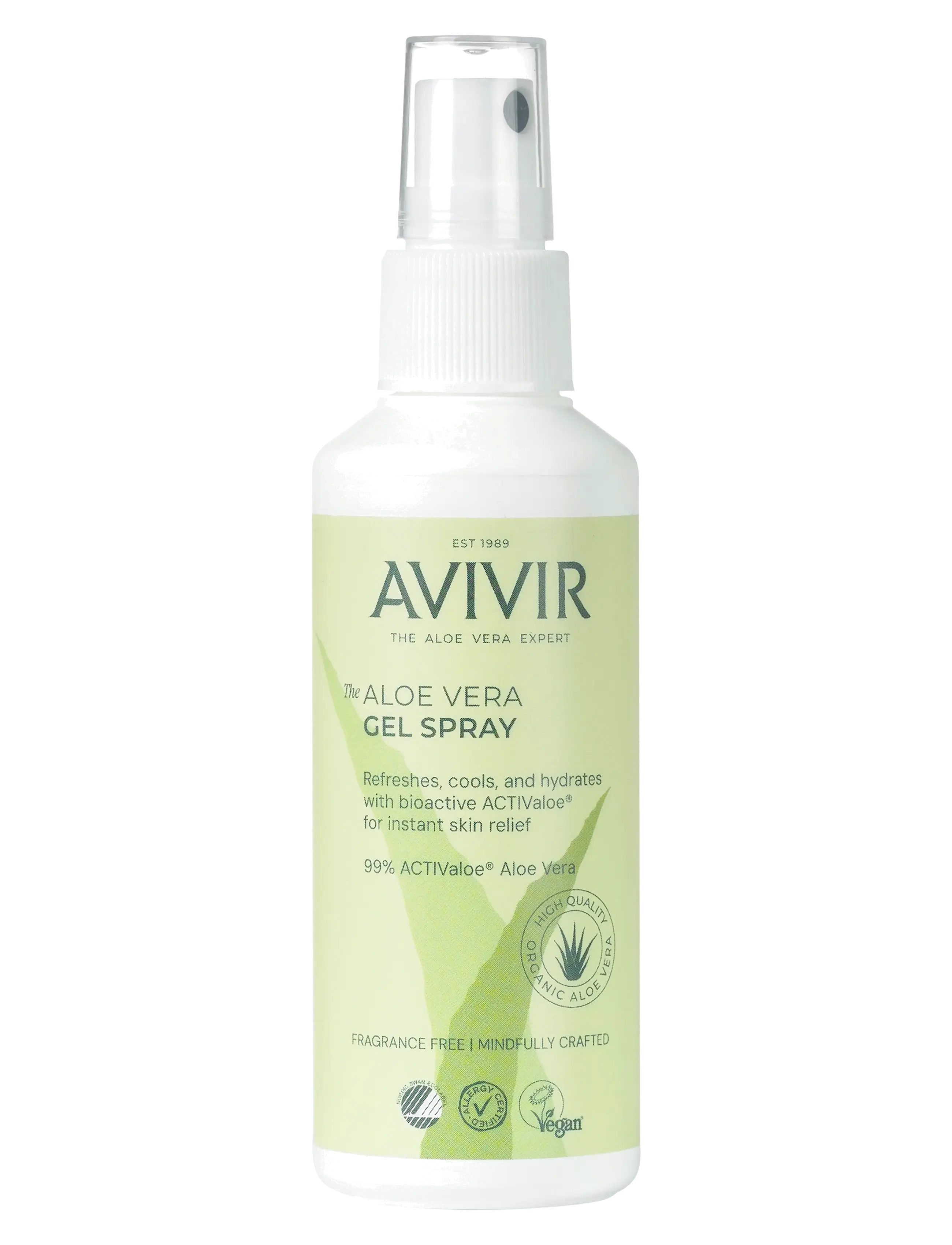 AVIVIR AVIVIR Aloe Vera Gel Spray Organic 75 ml - AVIVIR - N/A / clear