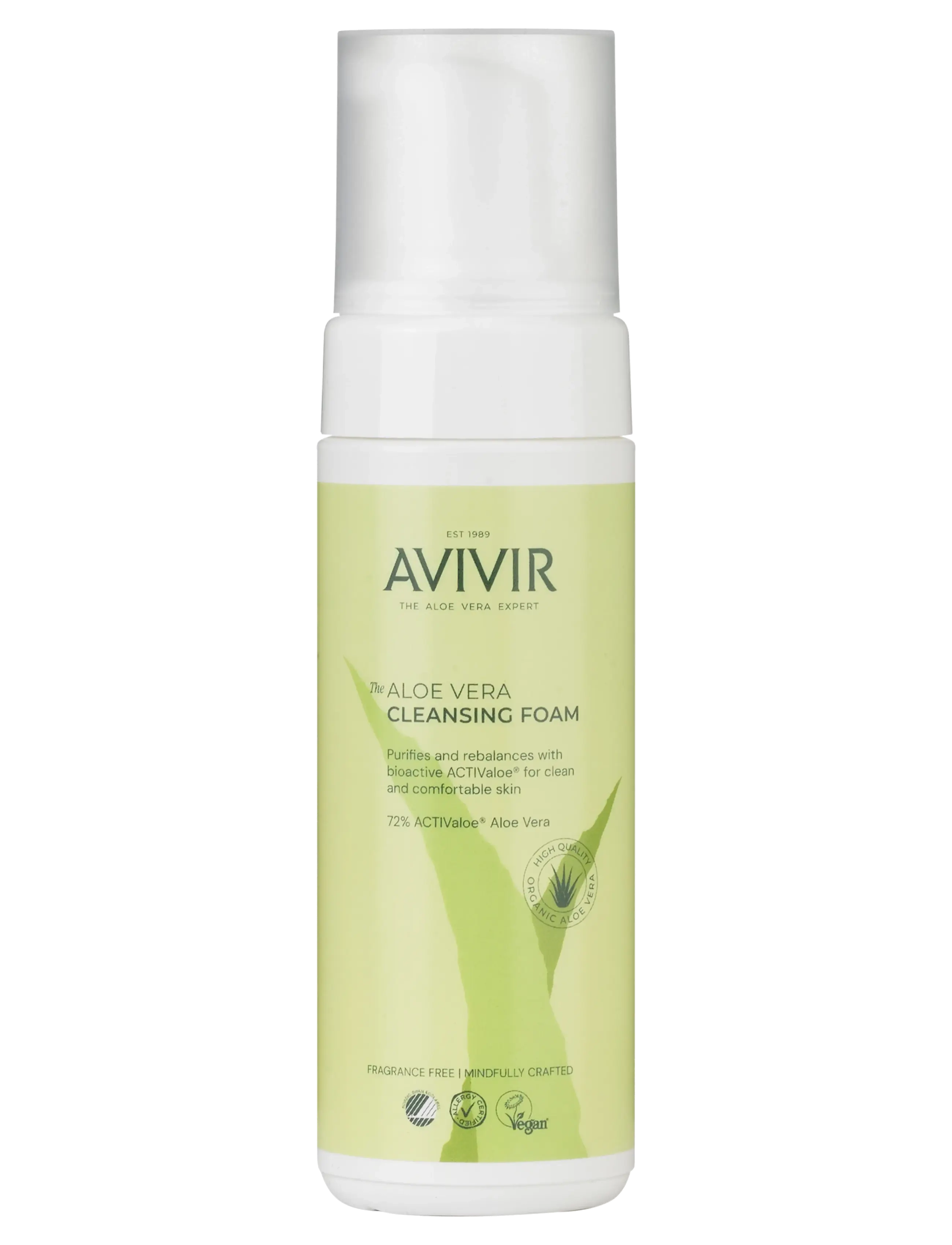 AVIVIR AVIVIR ALOE VERA CLEANSING FOAM 150 ML - AVIVIR - N/A / white