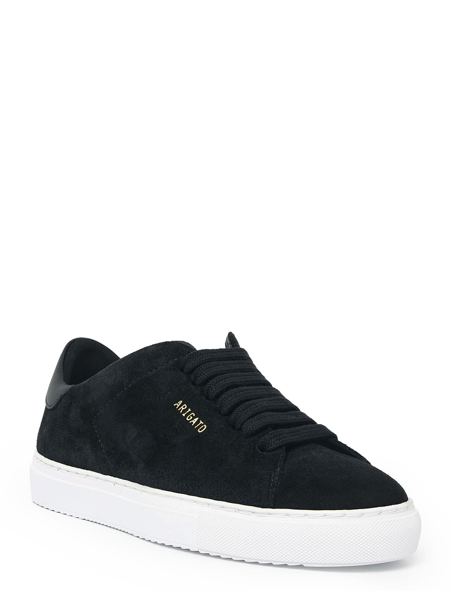 Axel Arigato - CLEAN 90 Suede Sneaker - black/white - 0