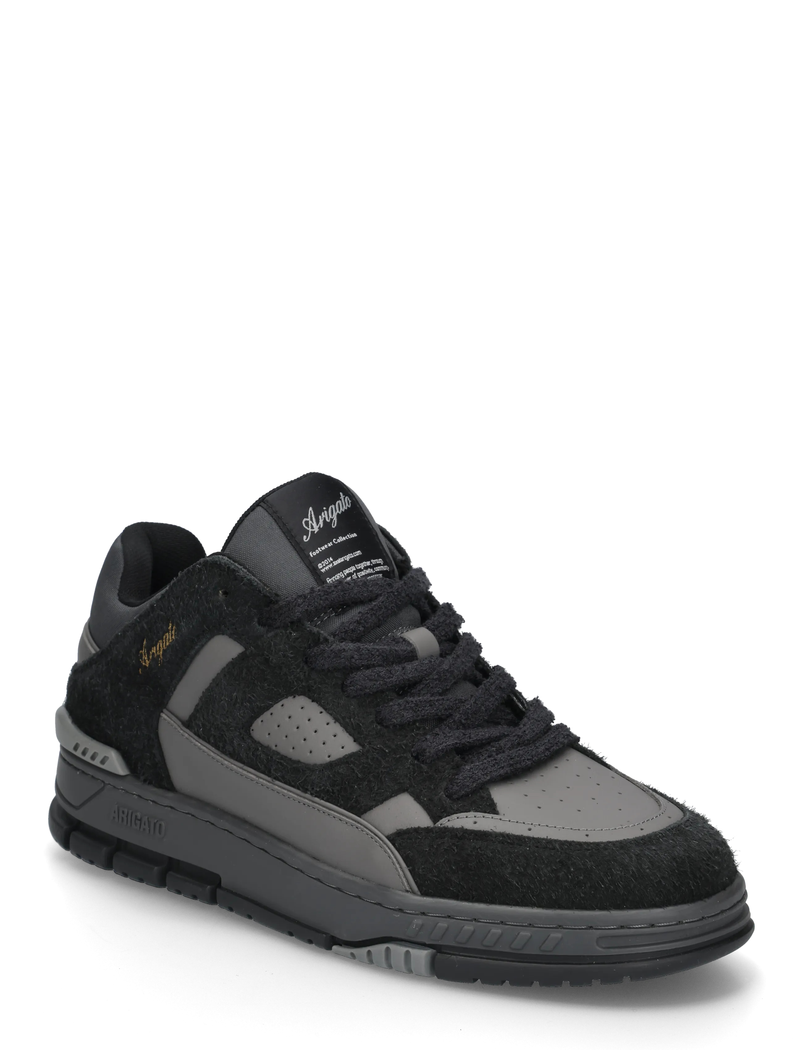 Axel Arigato Area Lo Fluffy Sneaker - Skandinavisk - BLACK/OFF BLACK / black