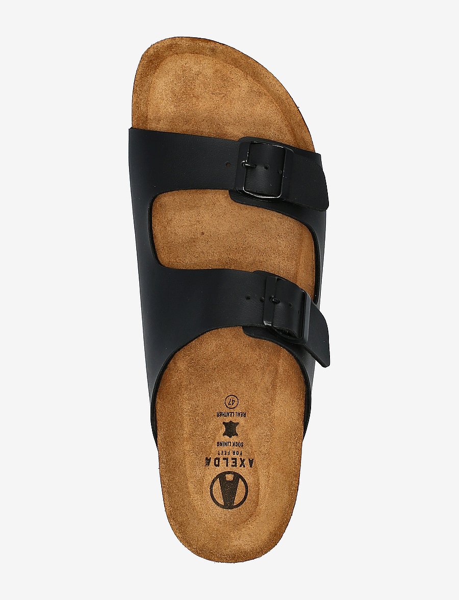 Axelda - Charlie - flatir sandalar - black - 3