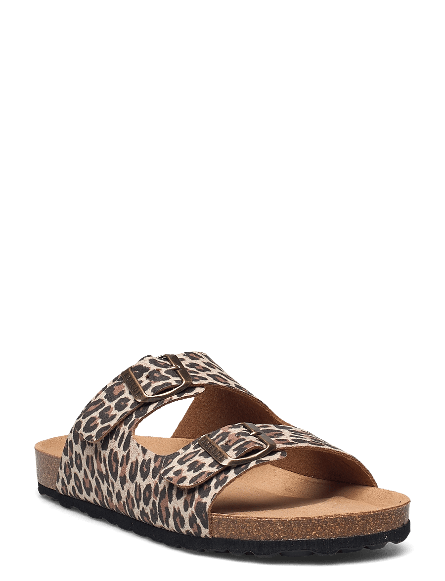 Axelda - Charlie - platta sandaler - chestnut/leopard - 0