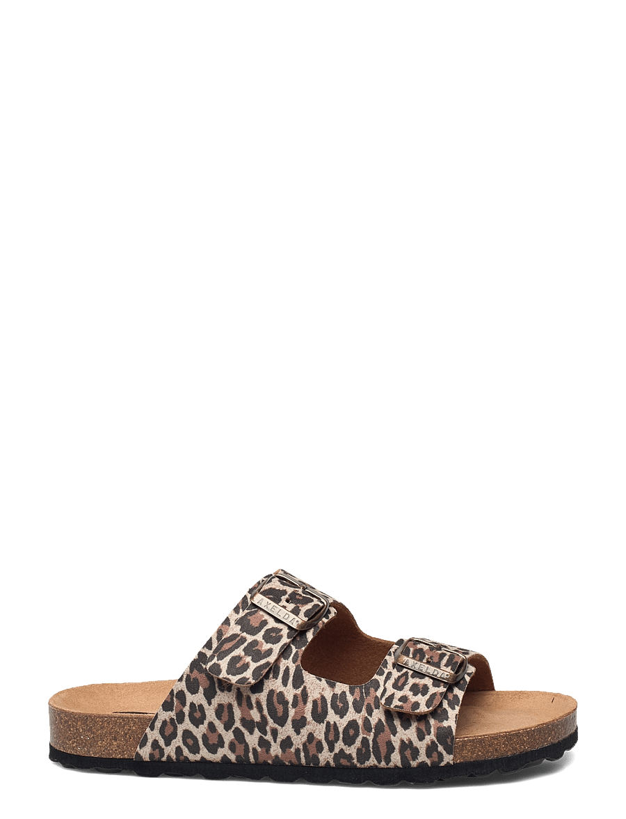Axelda - Charlie - platta sandaler - chestnut/leopard - 1
