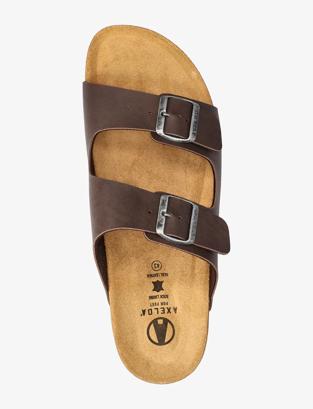 Axelda - Charlie - lygiapadės basutės - chocolate - 3