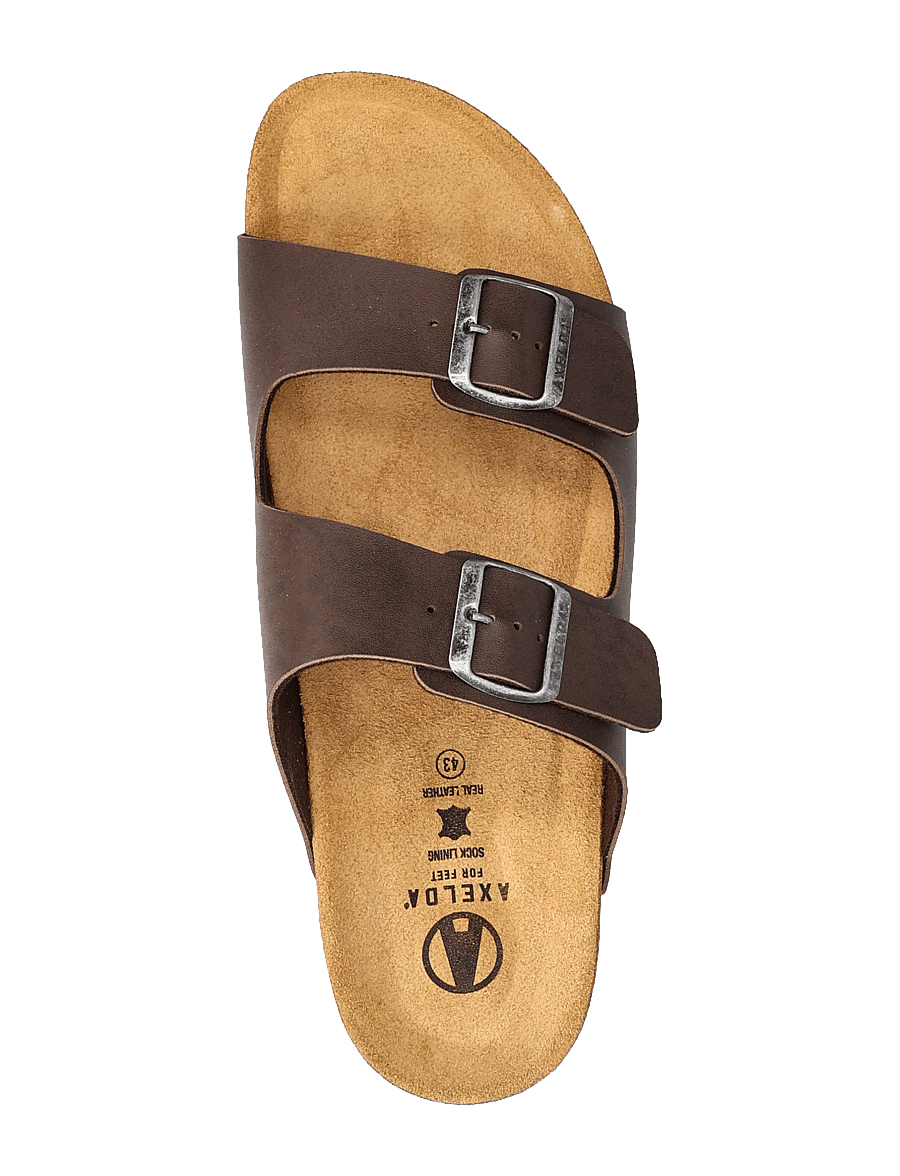 Axelda - Charlie - flache sandalen - chocolate - 3