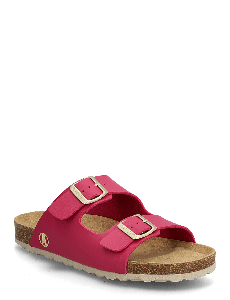 Axelda - Charlie - flade sandaler - fuchsia/champagne - 0