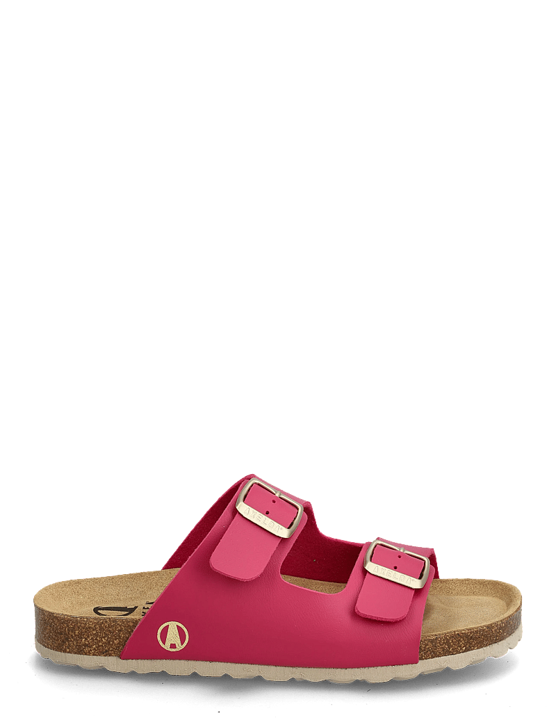 Axelda - Charlie - flade sandaler - fuchsia/champagne - 1