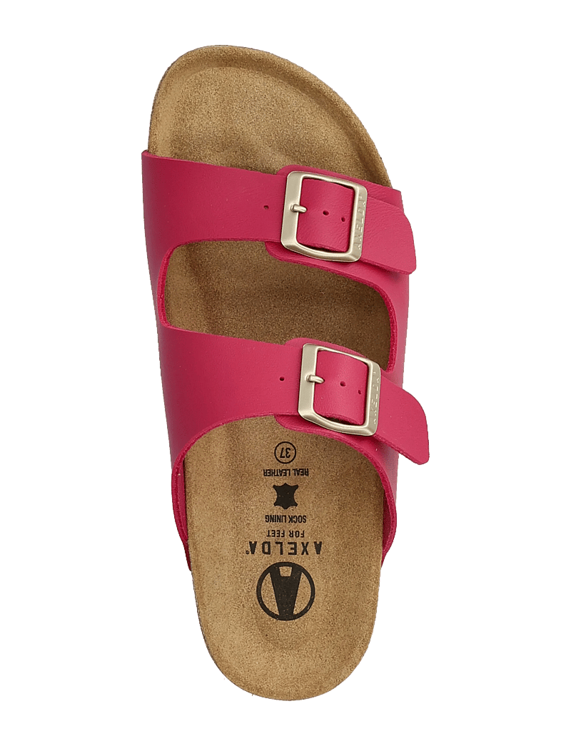 Axelda - Charlie - flade sandaler - fuchsia/champagne - 3
