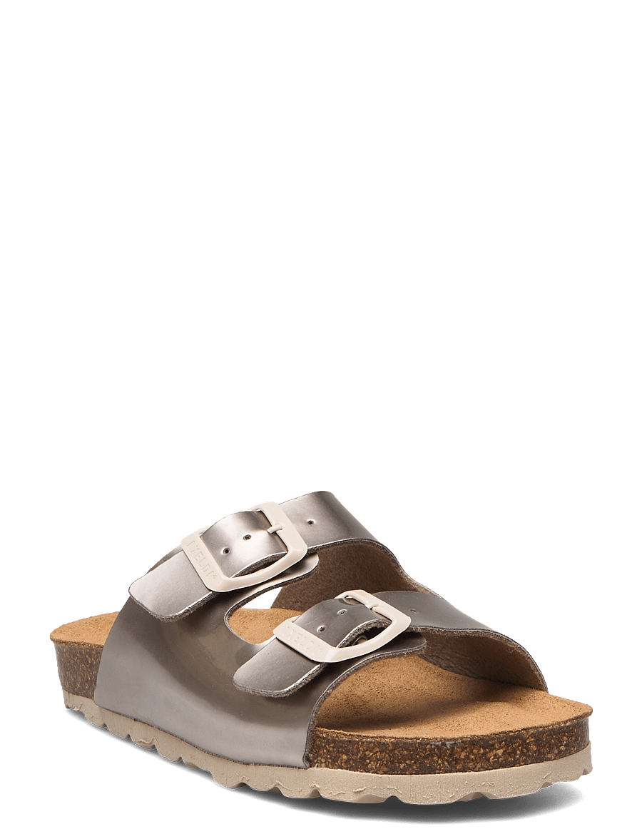 Axelda - Charlie - platta sandaler - metallic mono - 0