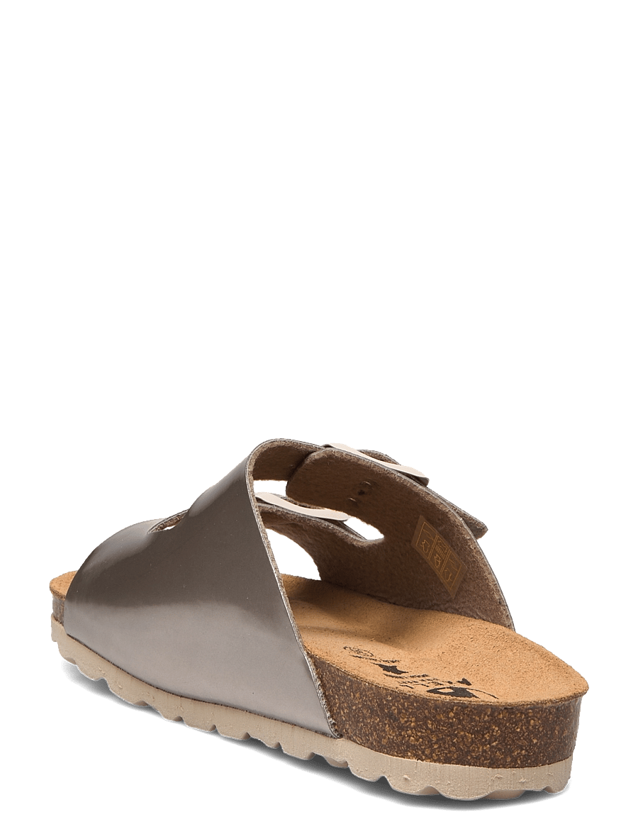 Axelda - Charlie - platta sandaler - metallic mono - 2