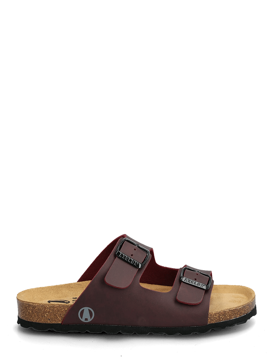 Axelda - Charlie - flade sandaler - wine/black - 1