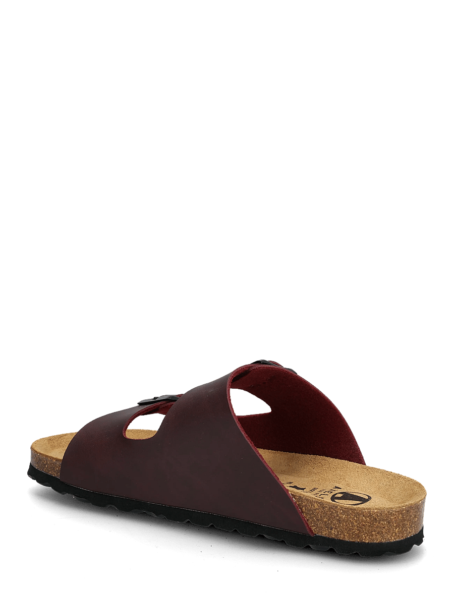 Axelda - Charlie - flade sandaler - wine/black - 2