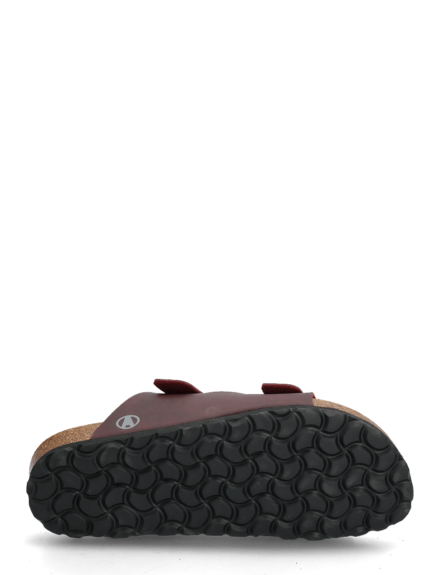 Axelda - Charlie - flade sandaler - wine/black - 4
