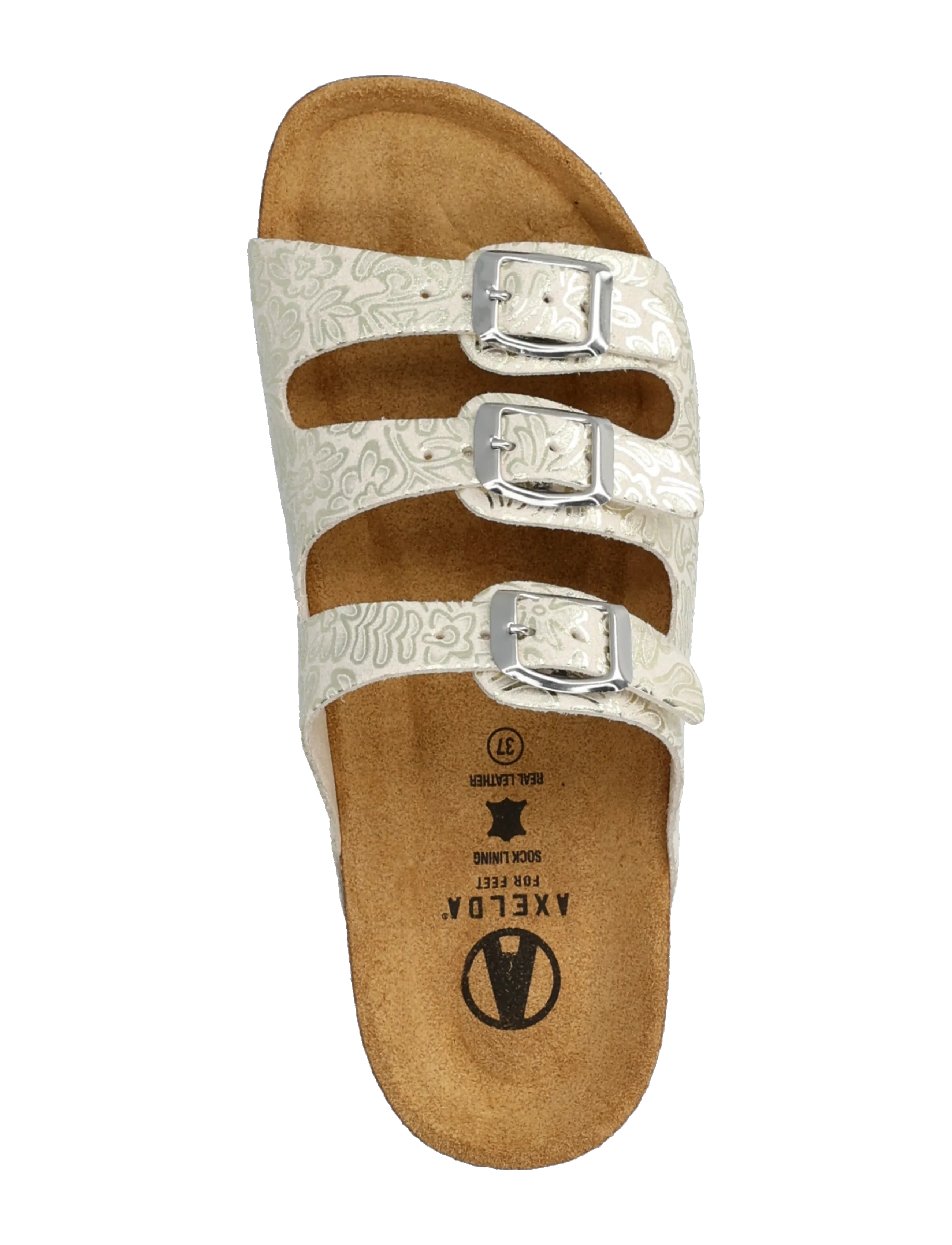 Axelda - Leah - flade sandaler - creme - 3