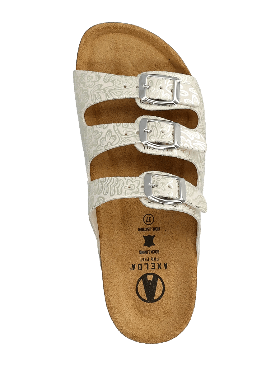 Axelda - Leah - flate sandaler - creme - 3