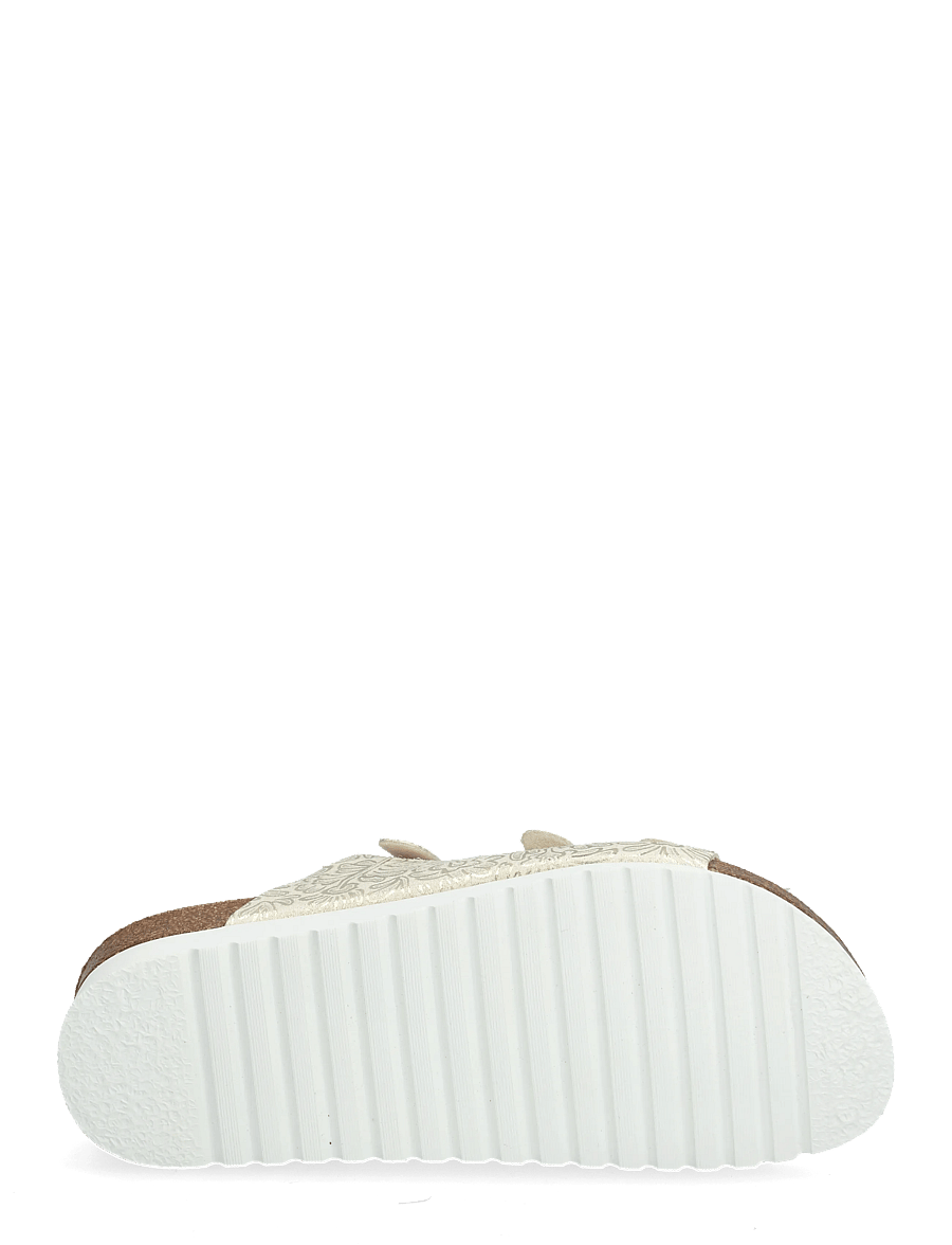 Axelda - Leah - flate sandaler - creme - 4