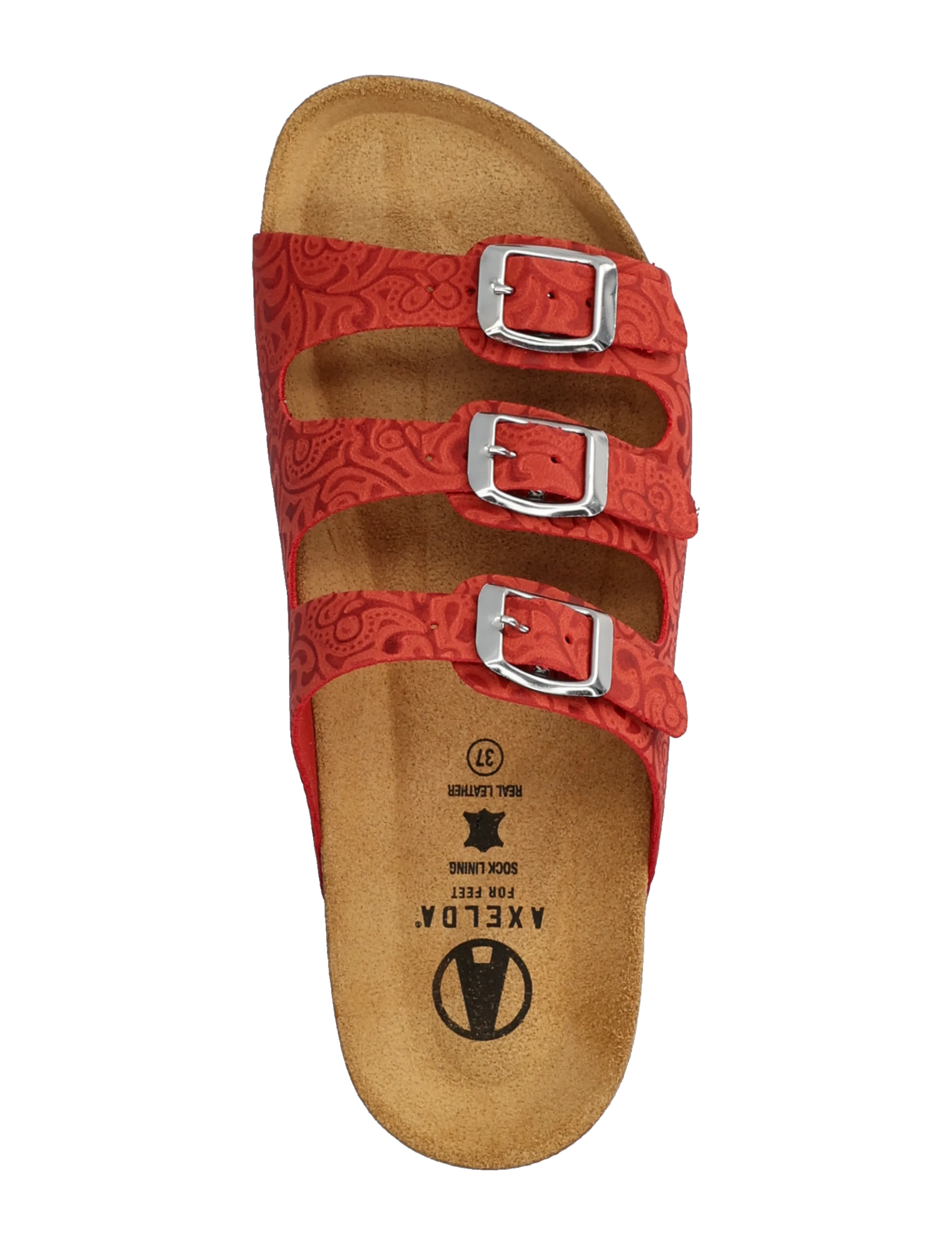 Axelda - Leah - flat sandals - red - 3