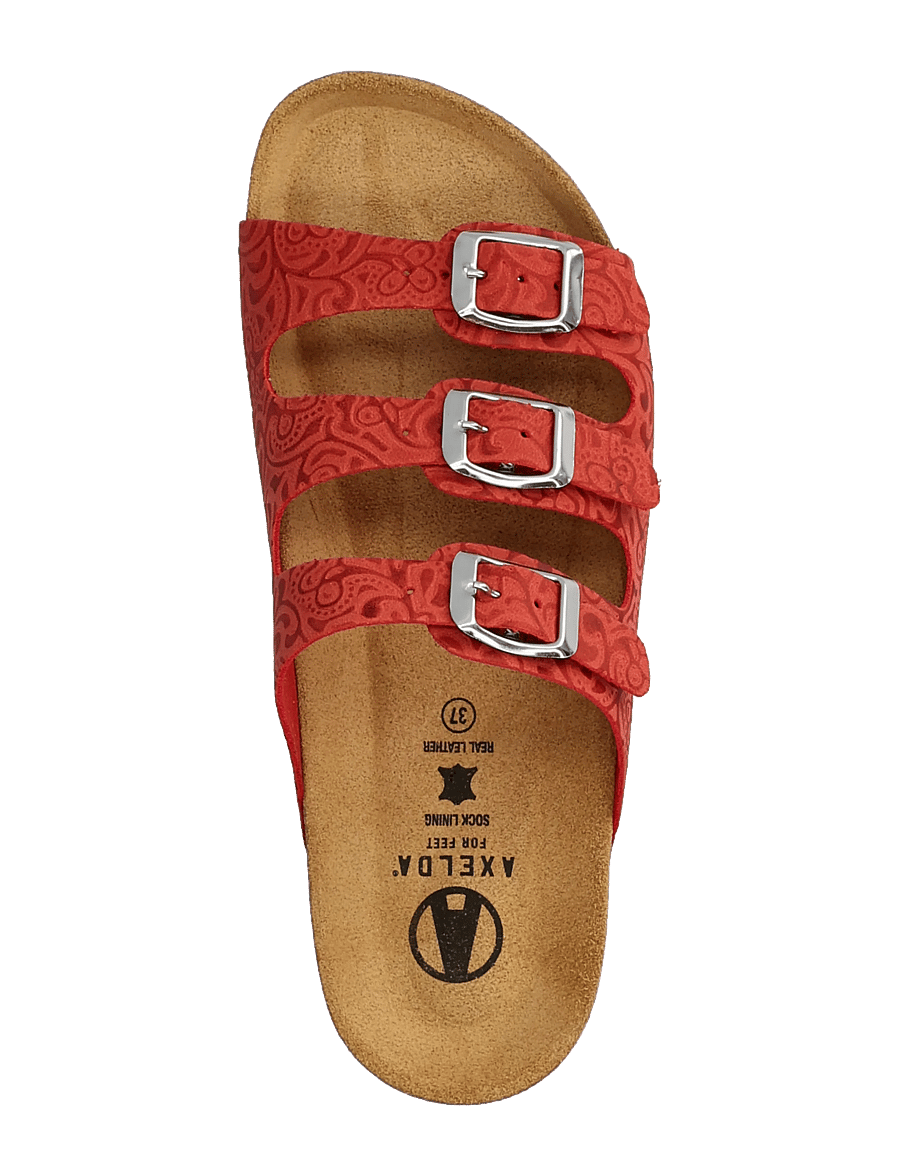 Axelda - Leah - flache sandalen - red - 3