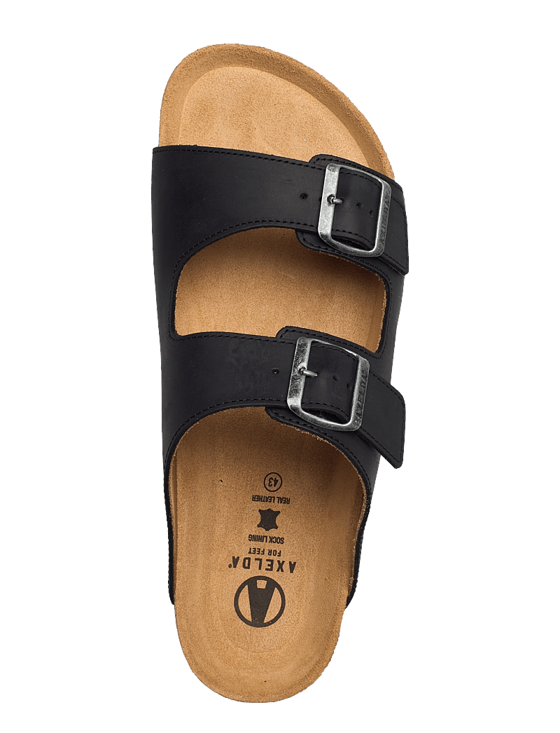 Axelda - Charlie Wide - flade sandaler - black - 3