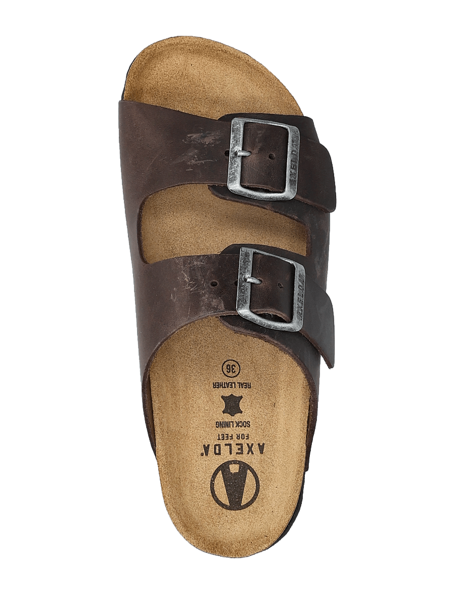 Axelda - Andrea - flache sandalen - chocolate - 3