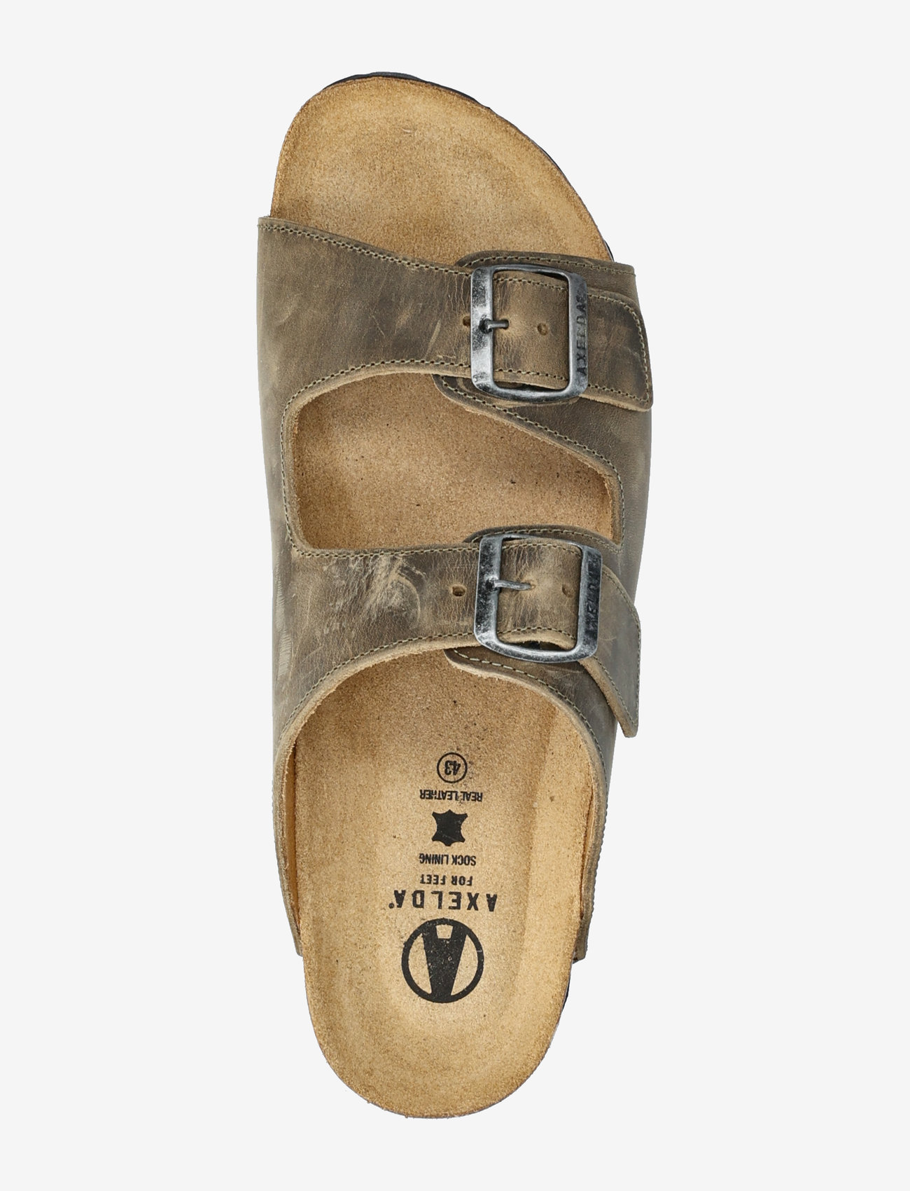 Axelda - Andrea - platta sandaler - khaki - 3