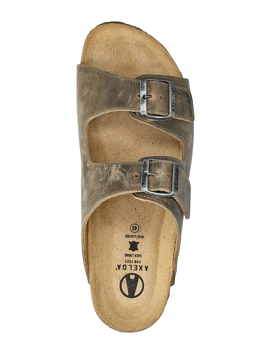 Axelda - Andrea - flache sandalen - khaki - 3