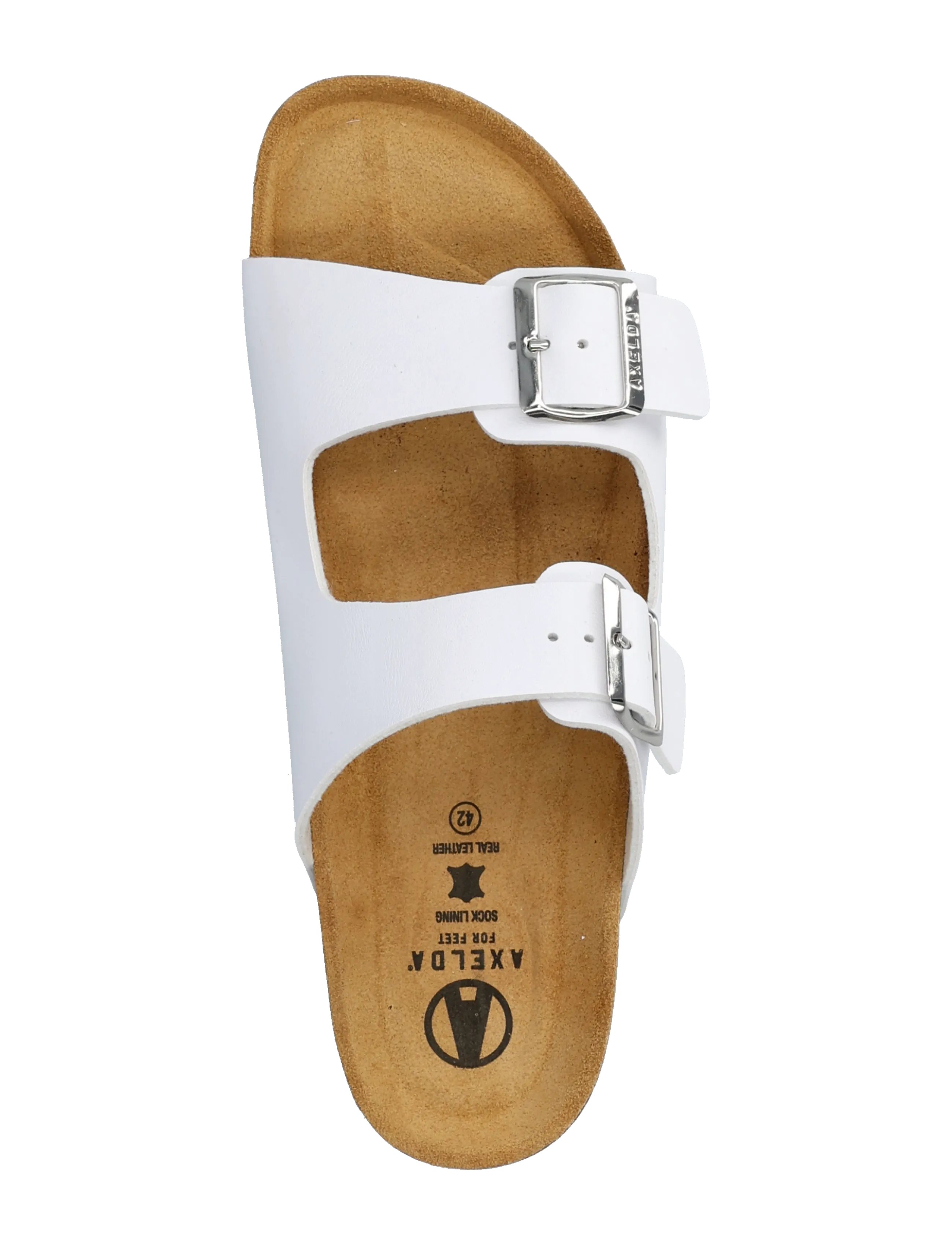 Axelda - Lexi - platåsandaler - white - 3