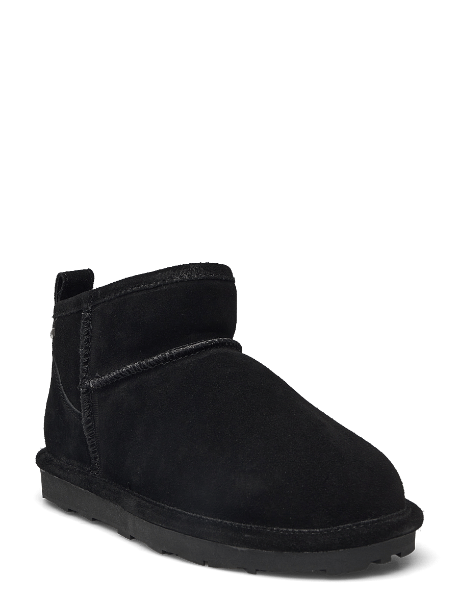 Axelda - Genoa WP - teddy boots - black/light grey - 0