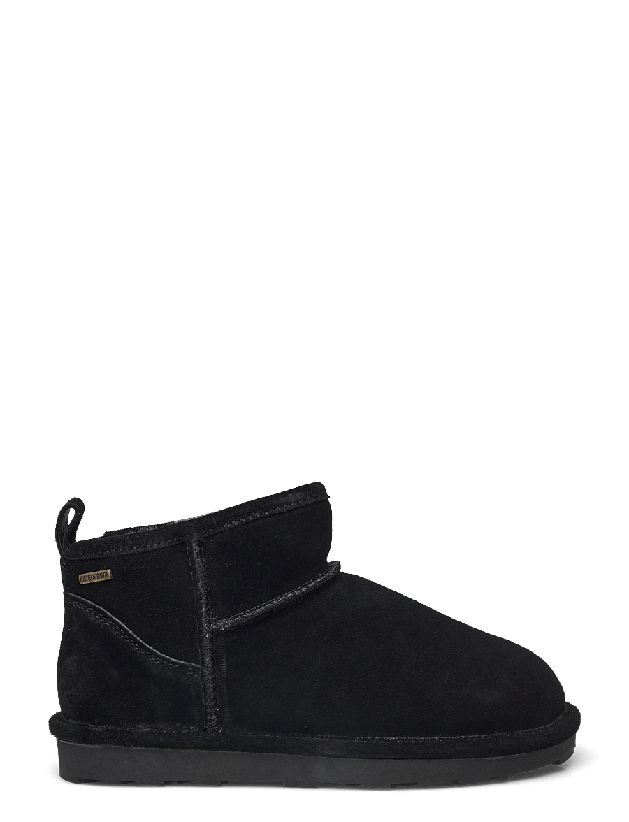 Axelda - Genoa WP - teddy boots - black/light grey - 1