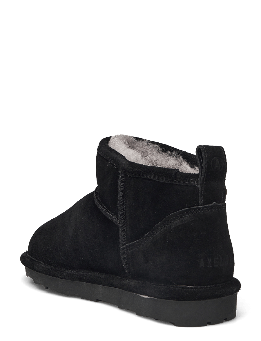 Axelda - Genoa WP - teddy boots - black/light grey - 2