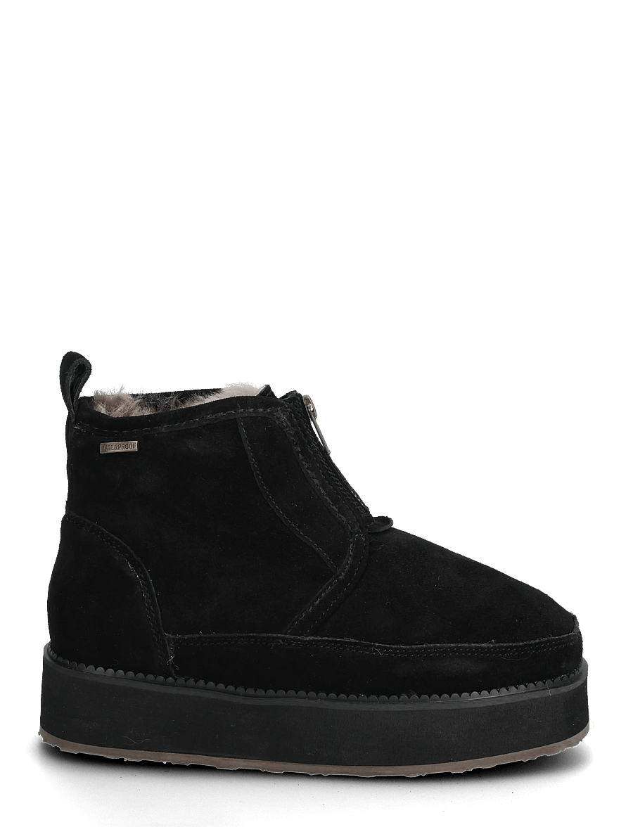 Axelda - Bormio 2 WP - teddy boots - black/stone - 1