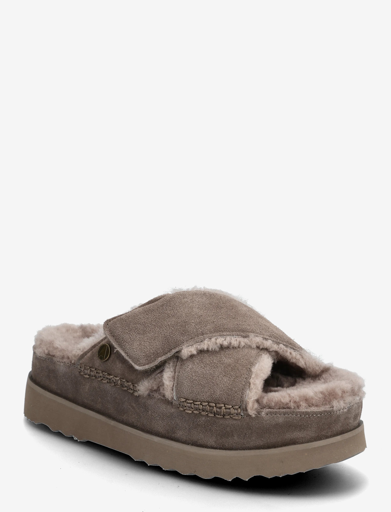 Axelda Garda - Platta sandaler - STONE / brown