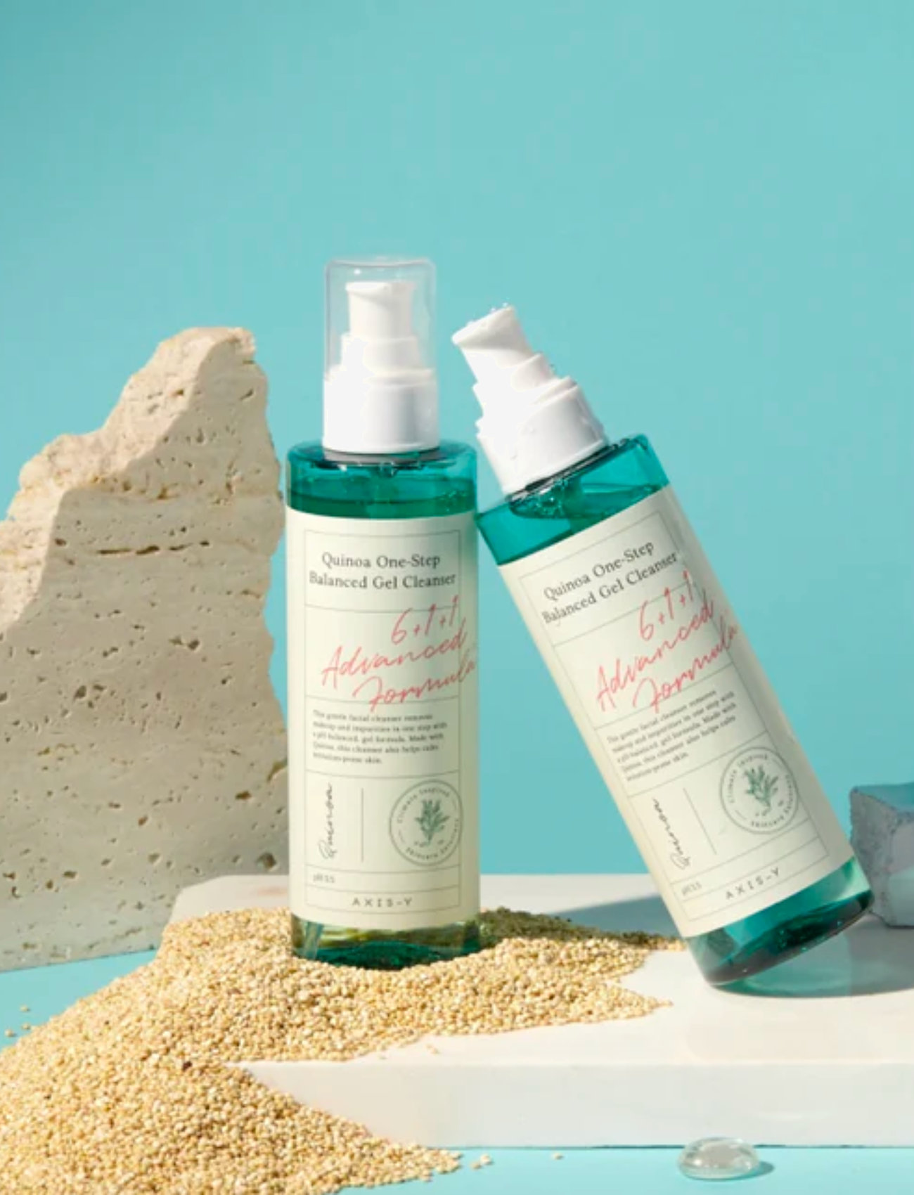 AXIS-Y - Quinoa One-Step Balanced Gel Cleanser - clear - 2