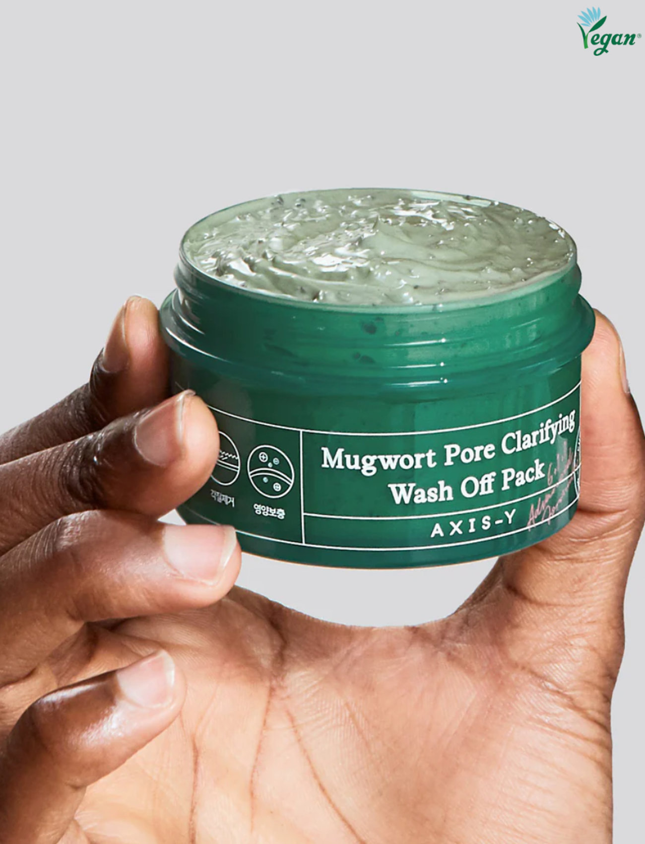 AXIS-Y - Mugwort Pore Clarifying Wash Off Pack - clear - 2