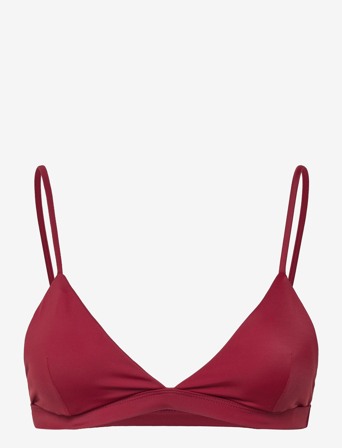 AYA Label - The Erato top - triangelformad bikinis - burgundy red - 1