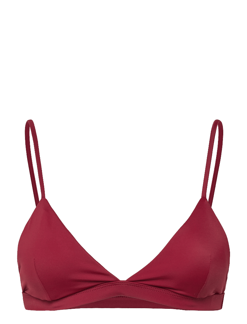 AYA Label - The Erato top - triangelformad bikinis - burgundy red - 1