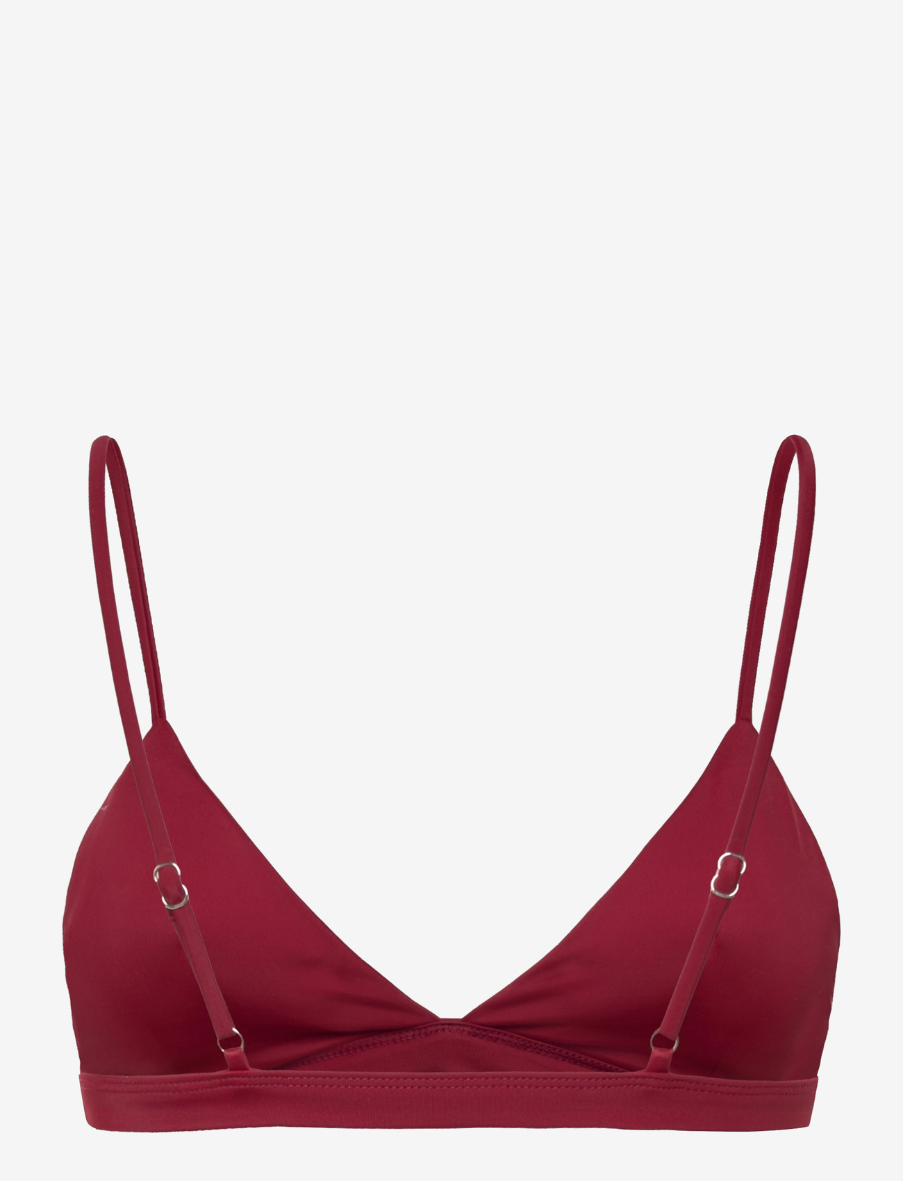 AYA Label - The Erato top - triangelformad bikinis - burgundy red - 2