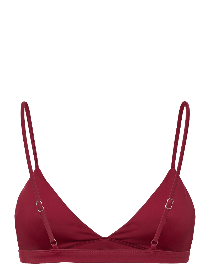 AYA Label - The Erato top - triangelformad bikinis - burgundy red - 2