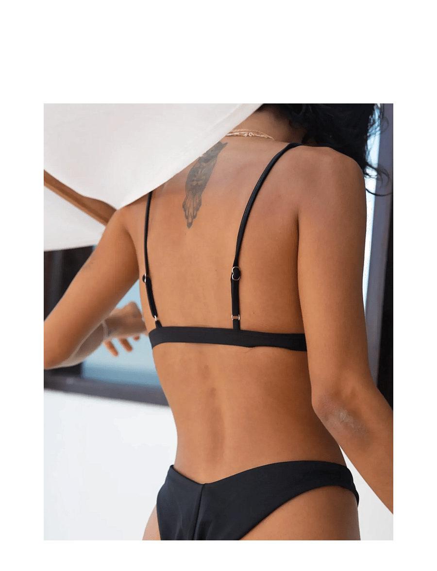 AYA Label - The Erato Top - dreieck-bikini-oberteile - black - 2