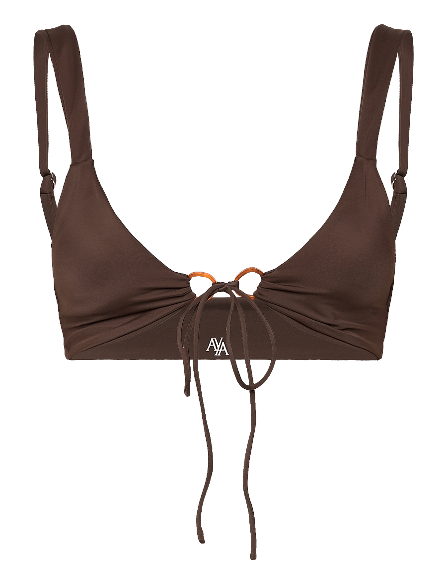 AYA Label - The Athena Top - dreieck-bikini-oberteile - ristretto - 1