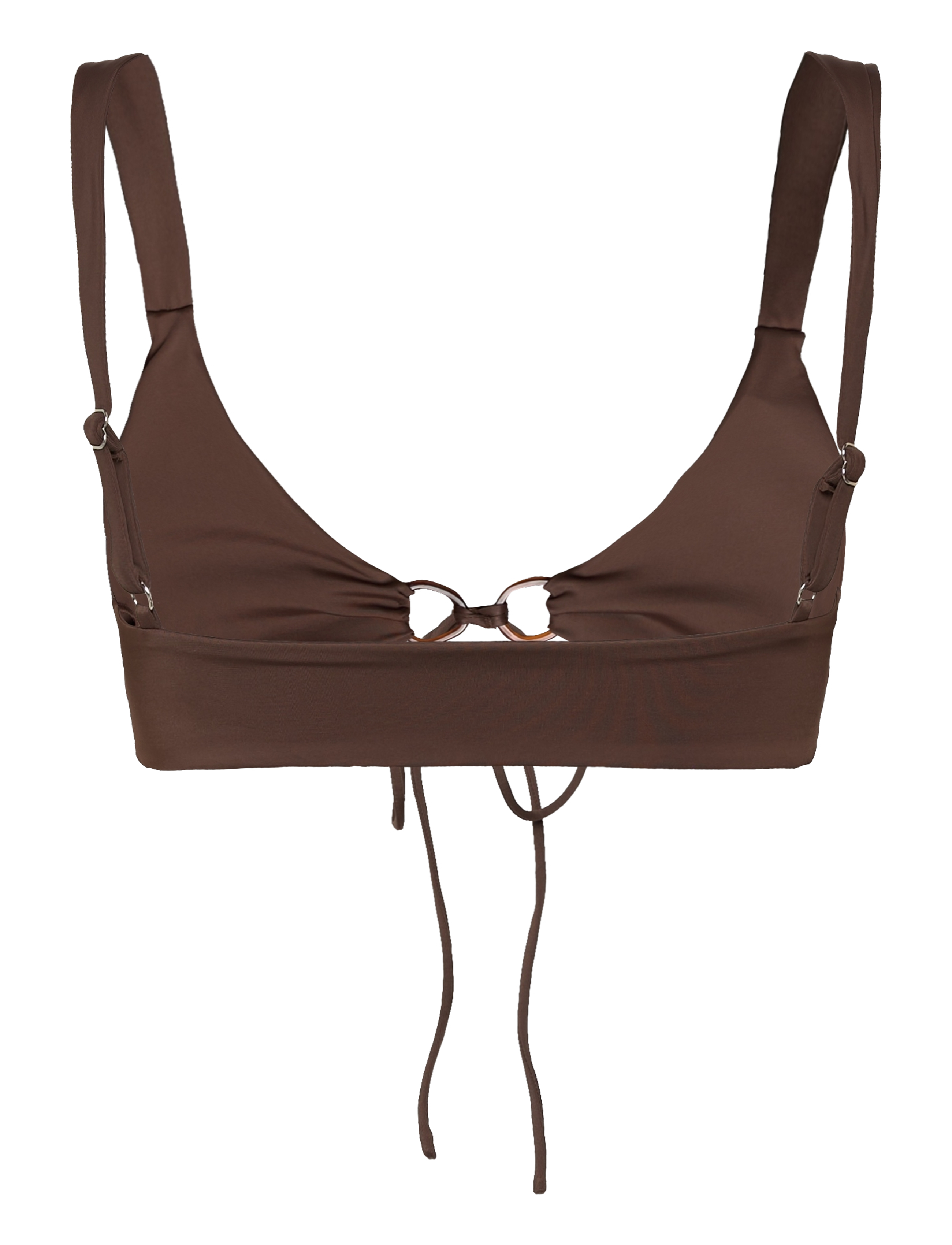AYA Label - The Athena Top - trīsstūra bikini augšiņa - ristretto - 2