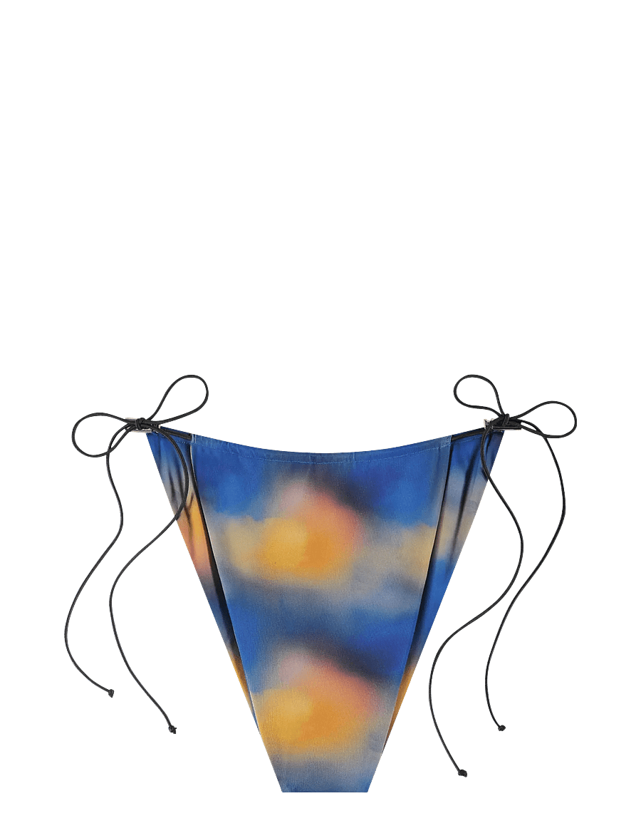 AYA Label - The Pallas Bottom - side tie bikinier - aura blue - 1