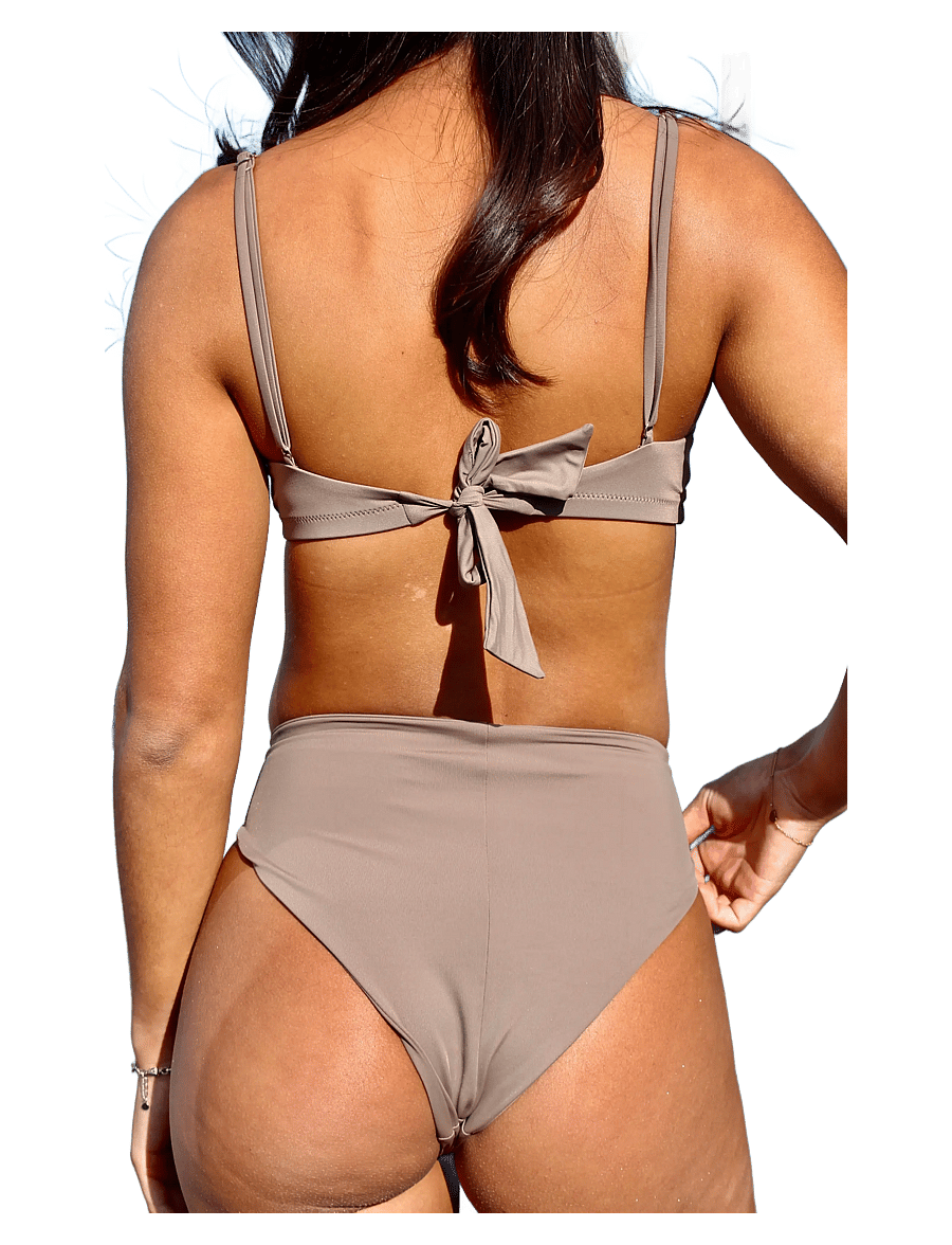 AYA Label - The Kalliope Top - bandeau-bikinis - taupe - 2
