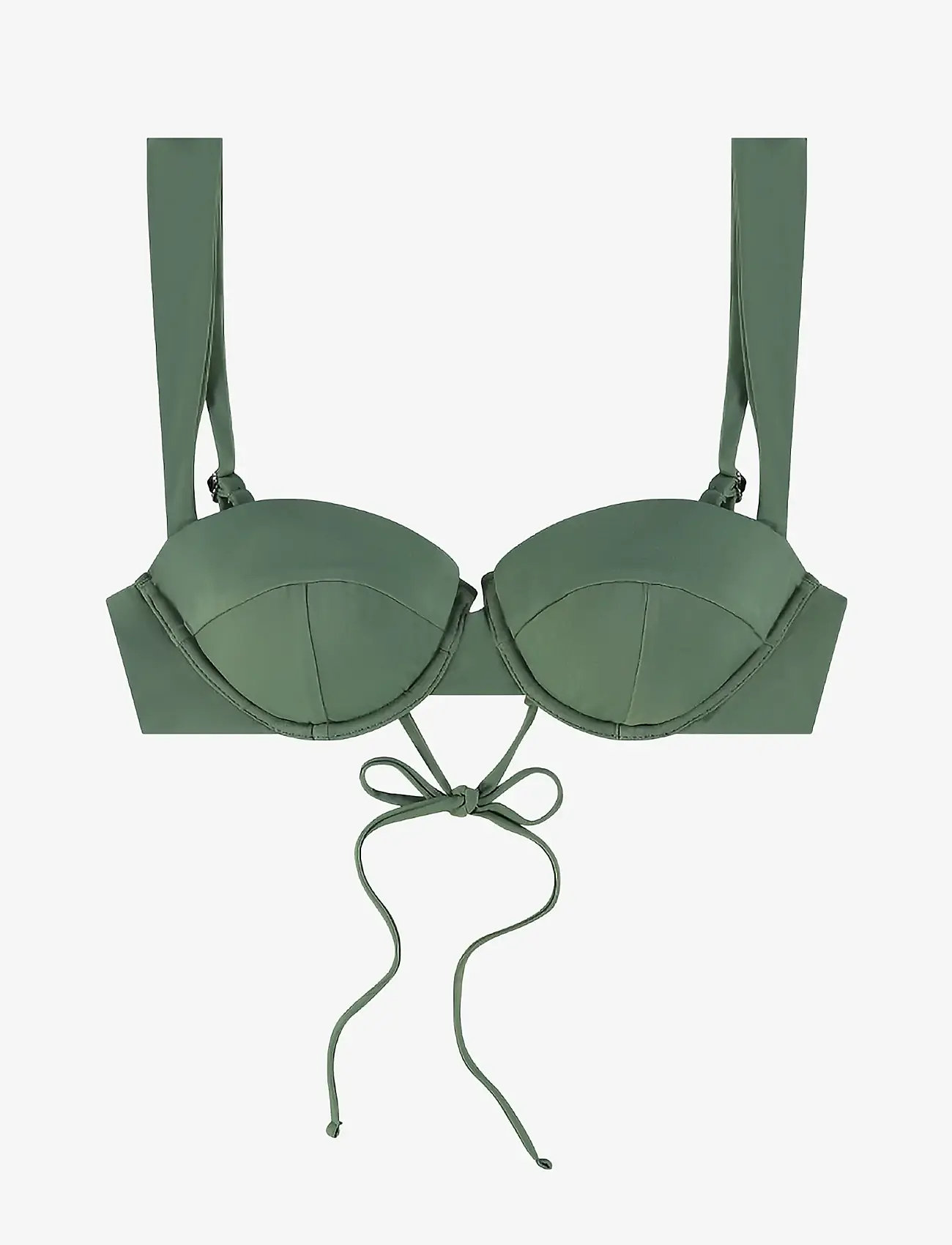 AYA Label - The Clio Top - bandeau-bikini - sage green - 0