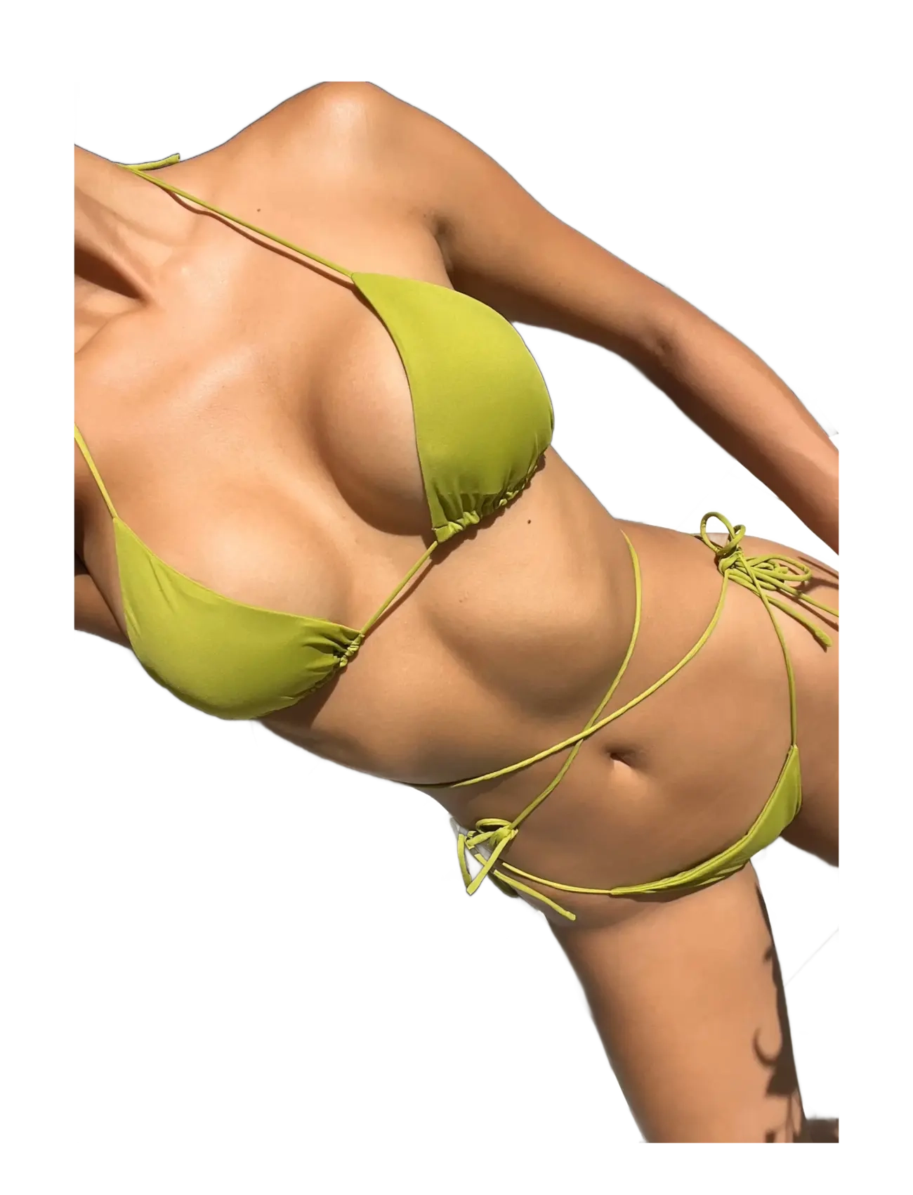 AYA Label - The Selene Top - lime green - 3