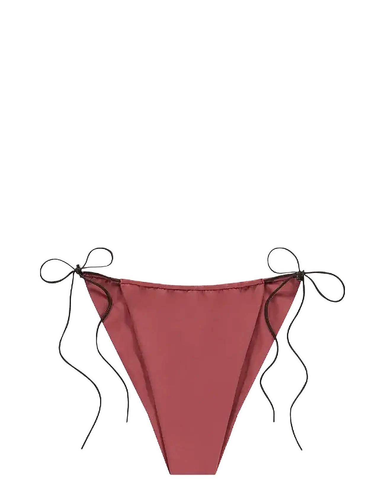 AYA Label The Pallas Bottom, S, Bikini Unterteile, Burgunderrot - Side-tie Bikinis, Frauen